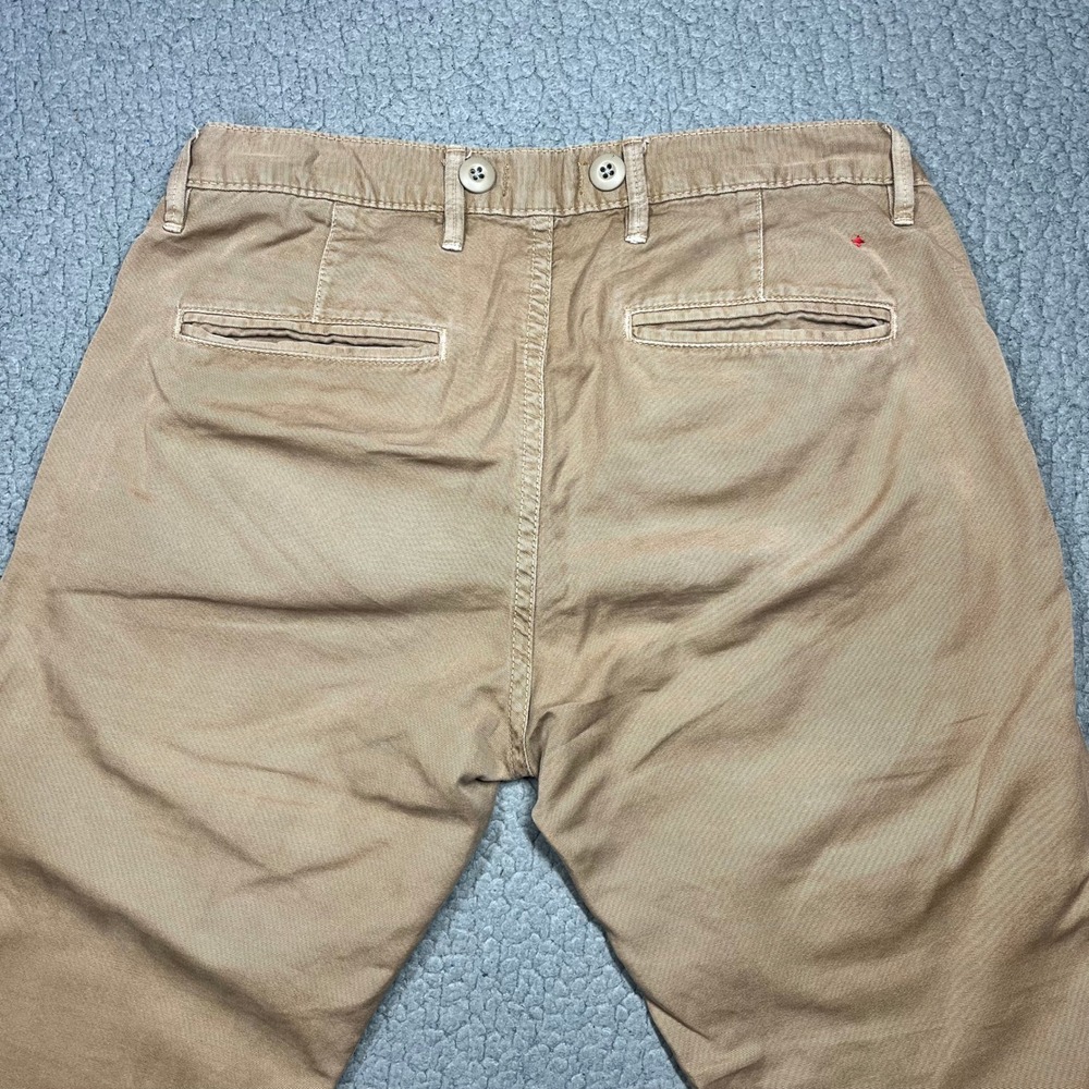 Apolis Global Citizen Pants Men 31 Straight Leg Cotton Canvas Tan Made in USA - Picture 6 of 14
